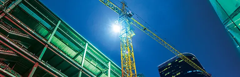 Buildings crane image - Support & Guidance